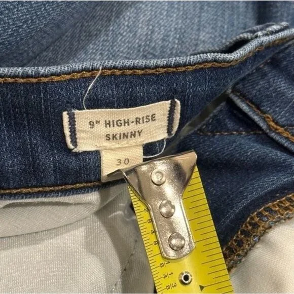 Madewell 9” High-Rise Skinny Jeans Medium Wash Comfort Capsule Summer 30 - Picture 6 of 9